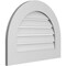 Ekena Millwork Round Top Surface Mount PVC Gable Vent: Functional, w/ 3-1/2"W x 1"P Standard Frame, 26"W x 20"H GVPRT26X2001SF - alternate 3